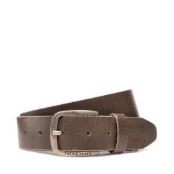 Pasek Męski Jack & Jones. Zielone paski męskie Jack & Jones, bez wzorów. Za 119.99 zł.