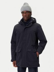 Jack Wolfskin Parka Canyon Shield A65119 Granatowy Regular Fit. Niebieskie parki męskie Jack Wolfskin, l, bez wzorów, z syntetyku, bez kaptura. Za 1,259.00 zł.