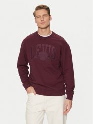 Levi's® Bluza Graphic 38712-0442 Fioletowy Relaxed Fit. Fioletowe bluzy nierozpinane męskie m, bez wzorów, z bawełny, bez ramiączek, bez kaptura. Za 199.99 zł.