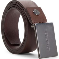 Pasek Męski CALVIN KLEIN - 3.5Cm Adj Plaque Belt K50K504239 85 201. Brązowe paski męskie Calvin Klein, w paski, ze skóry. Za 299.00 zł.