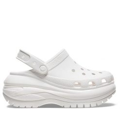Klapki Crocs. Białe klapki i japonki męskie Crocs, bez wzorów. Za 259.99 zł.