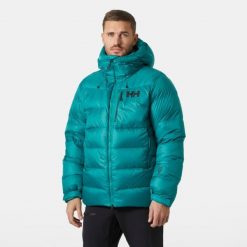 Kurtka puchowa Helly Hansen Odin Polar. Zielone bluzy z polaru męskie Helly Hansen, bez wzorów, z polaru, sportowe, bez ramiączek, bez kaptura. W wyprzedaży za 1,996.50 zł.