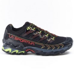 Buty La Sportiva Ultra Raptor II Trail Running czarne. Czarne buty do biegania męskie La Sportiva, bez wzorów, bez zapięcia. W wyprzedaży za 645.55 zł.