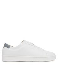 Calvin Klein Sneakersy Pure Low Laceup Cupsole Hf Lth HM0HM01859 Biały. Białe buty sportowe na co dzień męskie Calvin Klein, m, bez wzorów, ze skóry, bez ramiączek, bez kaptura. Za 519.99 zł.