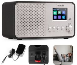 Radio cyfrowe DAB+ FM Avio srebrne Audizio one size. Szare radia Audizio. Za 240.00 zł.