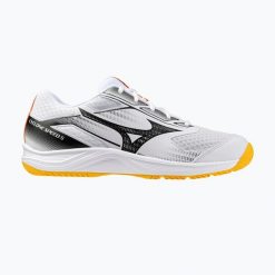 Buty do siatkówki Mizuno Cyclone Speed 5. Białe buty do biegania męskie Mizuno, bez wzorów, bez zapięcia, do biegania. Za 229.99 zł.