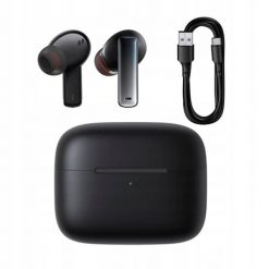 Słuchawki Baseus Słuchawki bezprzewodowe Baseus Bowie M2 ANC BT 5.2 aptX Dokanałowe Czarne. Czarne słuchawki bluetooth Baseus. Za 351.98 zł.