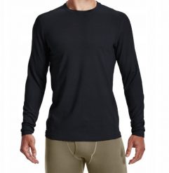 Bluza termoaktywna Under Armour Tactical Crew CGI Base - black. Czarne bielizna termoaktywna męska Under Armour, m, bez wzorów, bez ramiączek, bez kaptura. Za 276.14 zł.