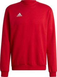 Adidas Bluza adidas ENTRADA 22 Sweat Top HB0577 HB0577 czerwony S. Czerwone bluzy nierozpinane męskie ADIDAS, m, bez wzorów, bez ramiączek, bez kaptura. Za 115.41 zł.