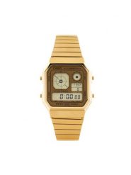 Casio Zegarek A130WEG-9AEF Złoty. Żółte, cyfrowe zegarki męskie Casio, złote. Za 299.99 zł.