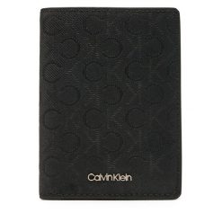 Portfel Calvin Klein. Czarne portfele męskie Calvin Klein, bez wzorów. Za 209.99 zł.