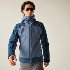 Męska wodoodporna kurtka Torrek II. Niebieskie kurtki narciarskie i snowboardowe męskie Dare 2B, na zimę, m, bez wzorów, z tkaniny, bez kaptura, narciarskie. Za 449.99 zł.