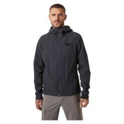 Kurtka wodoodporna z kapturem Helly Hansen Blaze. Brązowe kurtki męskie Helly Hansen, bez wzorów, z softshellu, sportowe, bez ramiączek, z kapturem. Za 604.00 zł.