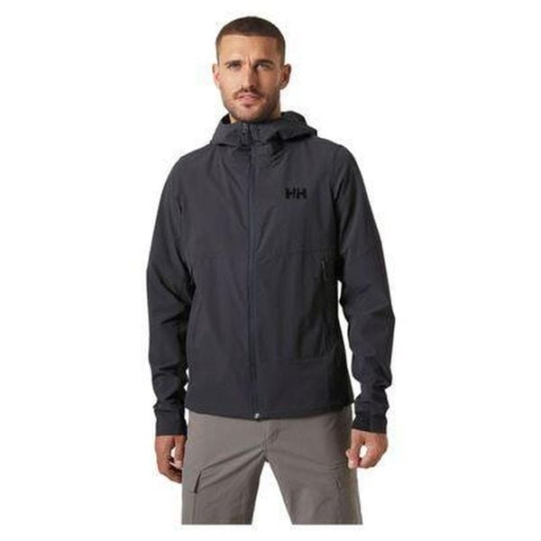 Kurtka wodoodporna z kapturem Helly Hansen Blaze. Brązowe kurtki męskie Helly Hansen, bez wzorów, z softshellu, sportowe, bez ramiączek, z kapturem. Za 604.00 zł.