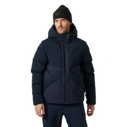 Kurtka puchowa Helly Hansen Village Modular Down. Niebieskie kurtki męskie Helly Hansen, na zimę, m, bez wzorów, z puchu, bez ramiączek, bez kaptura. W wyprzedaży za 1,913.00 zł.