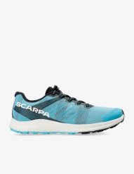 Buty do biegania męskie Scarpa Spin Race - azure/white. Białe buty do biegania męskie Asics, bez wzorów, bez zapięcia, do biegania. Za 891.02 zł.