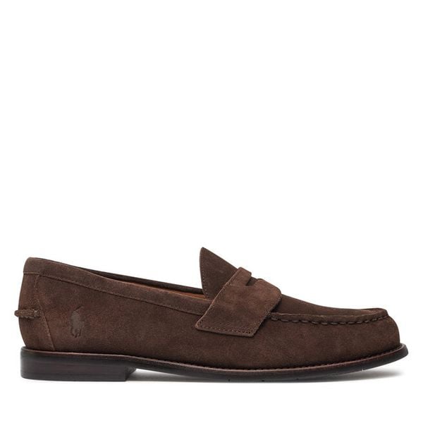 Mokasyny Polo Ralph Lauren. Brązowe mokasyny męskie Polo Ralph Lauren, bez zapięcia. Za 849.99 zł.