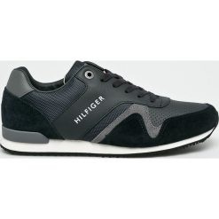 Tommy Hilfiger - Buty. Czarne buty sportowe na co dzień męskie Tommy Hilfiger, z gumy, sportowe. W wyprzedaży za 349.90 zł.