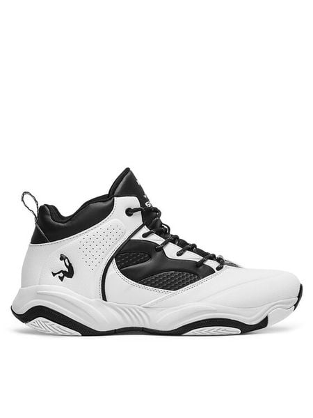 Shaq Sneakersy CEO-SPIN MOVE AQ95001M-W Biały. Białe buty sportowe na co dzień męskie Shaq, m, bez wzorów, z materiału, bez ramiączek, bez kaptura. Za 249.99 zł.