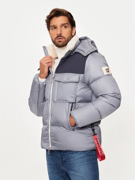 After Label Kurtka puchowa Katalla A00040 Szary Regular Fit. Szare kurtki męskie After Label, m, bez wzorów, z puchu, bez ramiączek, bez kaptura. Za 2,169.00 zł.