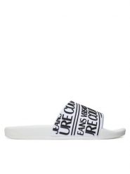 Versace Jeans Couture Klapki 80YA3SQ1 Biały. Białe klapki i japonki męskie Versace Jeans Couture, bez wzorów, z jeansu. Za 329.99 zł.