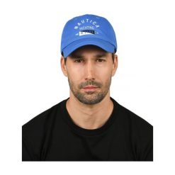 Czapka z daszkiem Nautica Artic Strapback. Niebieskie czapki męskie Nautica, bez wzorów. Za 99.00 zł.