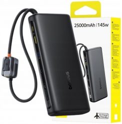 Powerbank Baseus Baseus EnerFill FC41 25000 mAh 145W czarny. Czarne powerbanki Baseus. Za 222.30 zł.