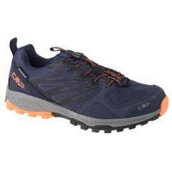 Buty do biegania męskie, CMP Atik WP Trail. Brązowe buty do biegania męskie CMP, bez wzorów, bez zapięcia, do biegania. Za 318.05 zł.