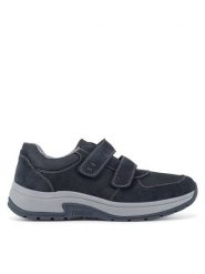 Rieker Sneakersy 11051-14 Niebieski. Niebieskie buty sportowe na co dzień męskie Rieker, m, bez wzorów, ze skóry, bez ramiączek, bez kaptura. Za 359.00 zł.