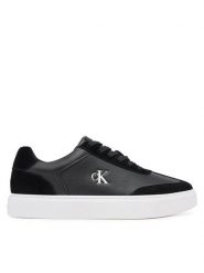 Calvin Klein Sneakersy Classic Cupsole Laceup Wt Mix YM0YM01429 Czarny. Czarne buty sportowe na co dzień męskie Calvin Klein, m, bez wzorów, ze skóry, bez ramiączek, bez kaptura. Za 339.99 zł.
