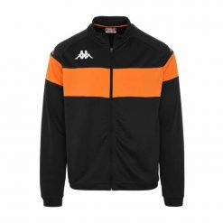 Kurtka z dresu Kappa Dacone. Brązowe kurtki męskie Kappa, m, bez wzorów, z dresówki, sportowe, bez ramiączek, bez kaptura. Za 172.50 zł.