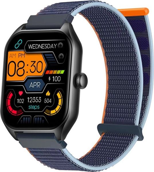 Smartwatch Rubicon RNCF03 Granatowy (RNCF03). Niebieskie zegarki smartwatch Rubicon. Za 187.99 zł.