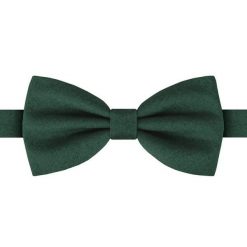 Bawełniana Mucha Męska His Story - Zielona. Zielone krawaty i muchy męskie His Story, z aplikacjami, z bawełny, eleganckie. Za 45.00 zł.