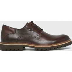 Camel Active - Półbuty. Brązowe codzienne półbuty męskie Camel Active, z materiału, casualowe. Za 599.90 zł.