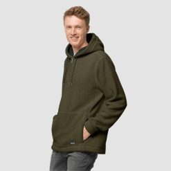 Bluza sportowa męska Jack Wolfskin Nature Life. Zielone bluzy nierozpinane męskie Jack Wolfskin, m, bez wzorów, z kapturem. Za 593.00 zł.
