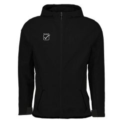 Kurtka wodoodporna z kapturem Givova. Czarne kurtki męskie Givova, bez wzorów, bez ramiączek, z kapturem. Za 246.65 zł.