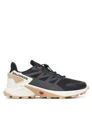 Salomon Buty do biegania Supercross 4 L47981100 Czarny. Czarne buty do biegania męskie Salomon, bez wzorów, z materiału, bez zapięcia, do biegania. Za 449.99 zł.