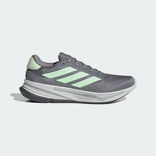 Buty Supernova Ease. Szare buty do biegania męskie ADIDAS, bez wzorów, bez zapięcia, do biegania. Za 399.00 zł.