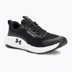 Buty treningowe męskie Under Armour Dynamic Select. Czarne buty treningowe męskie Under Armour, bez wzorów, bez zapięcia, na fitness i siłownię. Za 299.99 zł.
