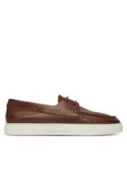 Emporio Armani Półbuty X4X662 XF849 00257 Brązowy. Brązowe codzienne półbuty męskie Emporio Armani, bez wzorów, ze skóry, bez obcasa, bez zapięcia. Za 1,889.00 zł.
