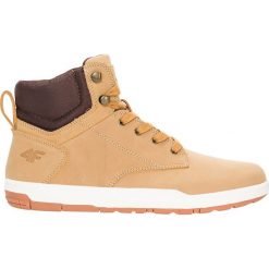 Buty lifestyle męskie OBMH201Z - beż miodowy. Pomarańczowe buty sportowe na co dzień męskie 4f, na jesień, m, bez wzorów, z gumy, bez ramiączek, bez kaptura. W wyprzedaży za 129.99 zł.