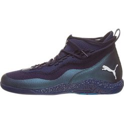 Buty "Ignite Fuse 1" w kolorze granatowym do gry w piłkę nożną. Buty treningowe męskie marki Puma. W wyprzedaży za 341.95 zł.
