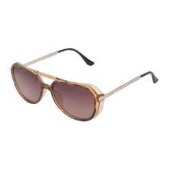 Okulary Przeciwsłoneczne Ilmi. Brązowe okulary przeciwsłoneczne męskie IGUANA, bez wzorów, sportowe. Za 152.99 zł.