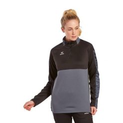 Bluza treningowa Erima Six Wings. Czarne bluzy nierozpinane męskie Erima, m, bez wzorów, eleganckie, bez ramiączek, bez kaptura. Za 208.50 zł.