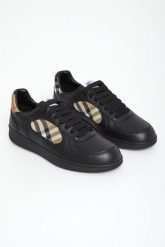 Sneakersy męskie skórzane BURBERRY. Buty sportowe na co dzień męskie Burberry, m, bez wzorów, bez ramiączek, bez kaptura. Za 3,079.00 zł.
