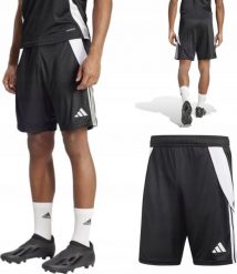 Adidas KRÓTKIE SPODENKI MESKIE ADIDAS TIRO 24 SPODENKI SPORTOWE TRENINGOWE IP1951 ROZM M. Szorty sportowe męskie ADIDAS, bez wzorów, sportowe. Za 78.00 zł.