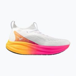 Buty do biegania Mizuno Neo Vista 2 white/white/pink tetra. Białe buty do biegania męskie Mizuno, bez wzorów, bez zapięcia, do biegania. Za 679.99 zł.