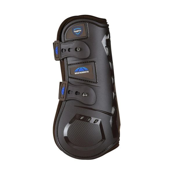 Otwarte przednie getry dla koni Weatherbeeta Tough-Tec Essential. Brązowe legginsy męskie WEATHERBEETA, l, bez wzorów, do jazdy konnej. Za 399.50 zł.