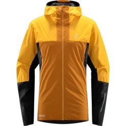 Kurtka techniczna męska L.I.M Alpha Hood. Żółte kurtki męskie Haglöfs, l, bez wzorów, sportowe, bez ramiączek, bez kaptura. Za 1,410.00 zł.