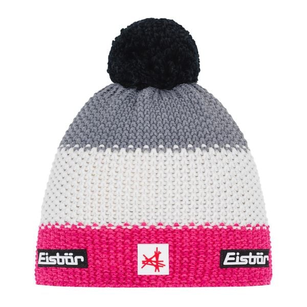 Czapka Eisbar Star Pompon MÜ SA. Czerwone czapki męskie Eisbar, bez wzorów, z wełny, retro. Za 205.51 zł.